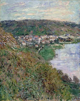 View of Vetheuil, 1880. Artist: Monet, Claude (1840-1926) View of Vetheuil, 1880. Artist: Monet, Claude (1840-1926)