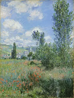 Summer Landscape Collection: View of Vetheuil. Artist: Monet, Claude (1840-1926)