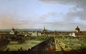 Belvedere Collection: View of Vienna from the Belvedere, Between 1758 and 1761. Artist: Bellotto, Bernardo (1720-1780)