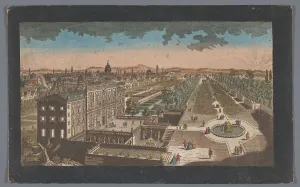 Prepared Paper Prints: View of the Villa Boncompagni Ludovisi in Rome, 1700-1799. Creator: Anon