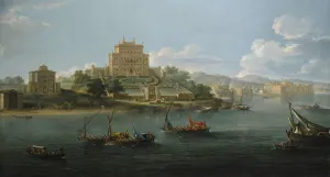 View of the Villa Costaguti and Villa Pamphilj Between Anzio and Nettuno. Creator: Anesi