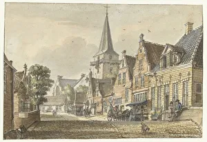 De Beyer Jan Prints: View in the village of Harmelen, 1749. Creator: Jan de Beyer
