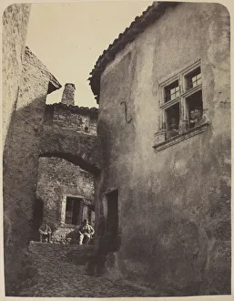 View of a Village, late 1850s. Creator: Domini (French, 1829-1895) View of a Village, late 1850s. Creator: Domini (French, 1829-1895)