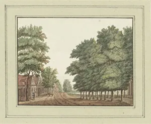 Spilman Henricus Prints: View of the village s-Graveland, c. 1757. Creator: Anon