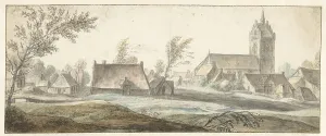 Anthony Waterloo Prints: View of the village of Soest, 1619-1690. Creator: Anthonie Waterloo