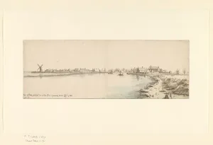 View of the village of Uithoorn, 1643. Creator: Valentijn Klotz