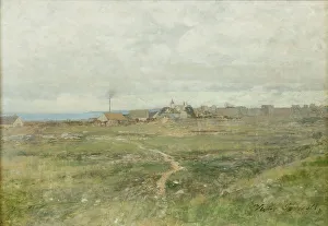 Visby Gotland Sweden Prints: View towards Visby ring wall. Creator: Victor Forssell