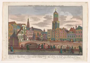 Probst Georg Balthasar Prints: View of the Vismarkt in Utrecht