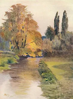 View on the Wandle, 1912, (1914). Artist: Jamess Ogilvy