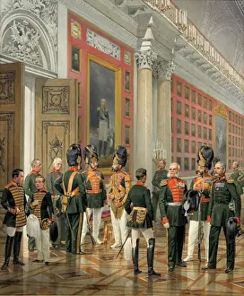 Conflict Prints: View of the War Gallery of 1812 in the Winter Palace (Company of Court Grenadiers)
