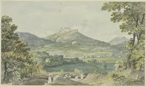 Thuringia Prints: View of Wartburg Castle on the way to Johannistal