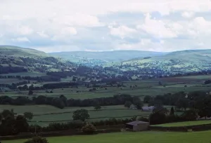 View over Wensleydale from Castle Bolton, Yorkshire, 20th century. Artist: CM Dixon