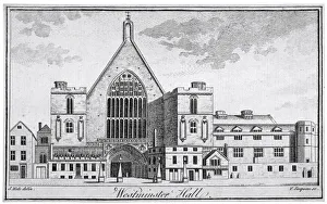 New Palace Yard Prints: View of Westminster Hall from New Palace Yard, London, 1740