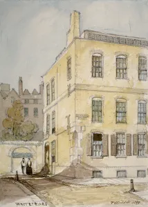 Thomas Colman Prints: View of Whitefriars showing the corner of Lombard Street, City of London, 1851. Artist