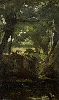 Breitner George Hendrik Prints: View in the Woods, c.1880-c.1923. Creator: George Hendrik Breitner
