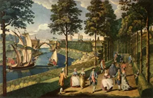 River Ouse Prints: View of York, 1756, (1943). Creator: Charles Grignion
