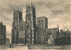 Mosses Prints: View of York Minster, c19th century. Artist: WI Mosses
