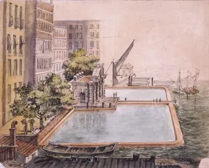 View of York Stairs, Westminster, 1809
