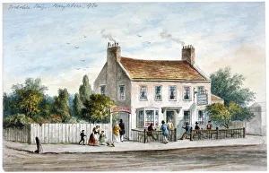 Marylebone Prints: View of the Yorkshire Stingo Inn on the Marylebone Road, London, 1770