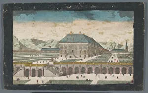 Landscaped Prints: View of Zarzuela Palace near the city of Madrid, 1745-1775. Creator: Anon