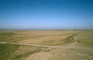 Mesopotamian Gallery: View from the Ziggurat at Calah (Nimrud), Iraq, 1977