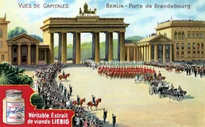 Views of Capitals: Brandenburg Gate, Berlin, c1900