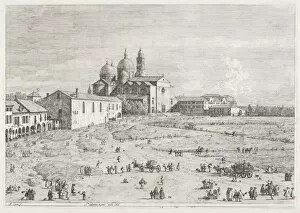 Antonio Canaletto Italian Collection: Views: Church of Saint Justina in Pra della Valle, Padua, 1735-1746. Creator