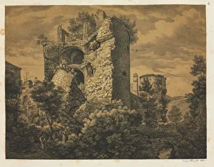 Six Views of Heidelberg Castle: Tower, 1820