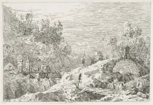 1697 1768 Prints: Views: Mountain Landscape with Five Bridges
