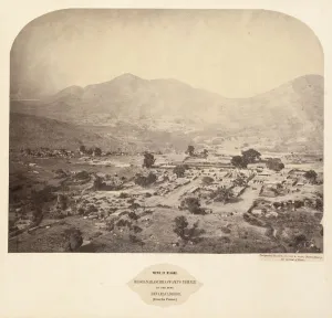 Views in Mysore: Bhoganarasimhaswamis temple, in the fort, Devarayadroog... 1862-1865