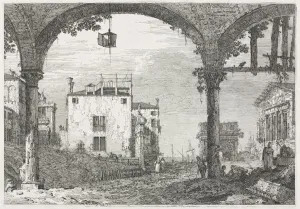 Antonio Canaletto Italian Collection: Views: The Portico with the Lantern, 1735-1746. Creator: Antonio Canaletto (Italian, 1697-1768)
