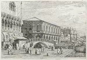 Antonio Canaletto Italian Collection: Views: The Prison, Venice, 1735-1746. Creator: Antonio Canaletto (Italian, 1697-1768)