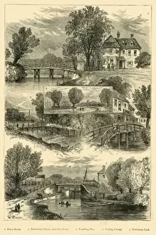 Edward Gallery: Views on the River Lea, c1876. Creator: Unknown