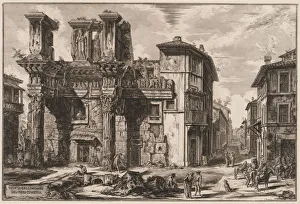 Views of Rome: Forum of Nerva. Creator: Giovanni Battista Piranesi (Italian, 1720-1778)