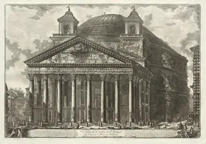 Views of Rome: The Pantheon, 1761. Creator: Giovanni Battista Piranesi (Italian, 1720-1778)