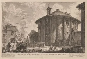 Views of Rome: The Temple of Portunus (?), 1758. Creator: Giovanni Battista Piranesi (Italian