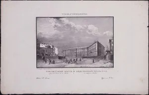 Sadovnikov Prints: Views of Saint Petersburg. The General Staff building on the Moika River embankment