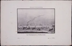 Views of Saint Petersburg. The Peter and Paul Fortress, 1833. Artist: Sadovnikov, Vasily Semyonovich (1800-1879)
