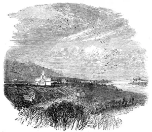 Settlement Prints: Views at the Seat of the War in New Zealand: village on the Waikato River