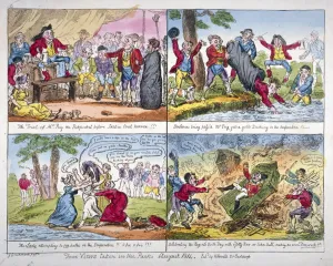 Serpentine Prints: Four views taken in the parks, 1814. Artist: George Cruikshank