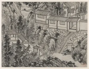 Twelve Views of Tiger Hill, Suzhou: The Pine Retreat, after 1490. Creator: Shen Zhou (Chinese