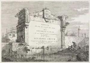 1697 1768 Prints: Views: Title Page, 1735-1746. Creator: Antonio Canaletto (Italian, 1697-1768)