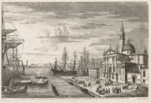 Michele Marieschi Italian Prints: Views of Venice: The Basin of St