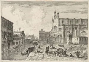 Michele Marieschi Italian Prints: Views of Venice: Campo S. S. Giovanni e Paolo, 1741. Creator: Michele Marieschi (Italian