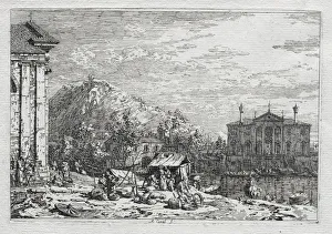 Antonio Canaletto Italian Collection: Views of Venice and Environs: A City Beyond a River, 1700s. Creator: Antonio Canaletto (Italian)