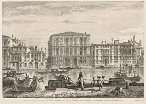 Michele Marieschi Italian Prints: Views of Venice: Palazzo Pesaro, 1741. Creator: Michele Marieschi (Italian, 1710-1743)