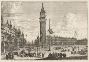 Michele Marieschi Italian Prints: Views of Venice: Piazza and Piazzetta