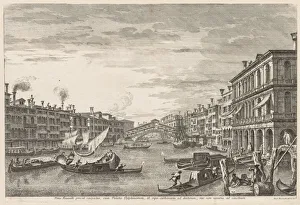 Michele Marieschi Italian Prints: Views of Venice: Rialto, 1741. Creator: Michele Marieschi (Italian, 1710-1743)