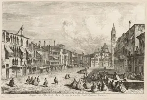 Views of Venice: S. Maria Formosa, 1741. Creator: Michele Marieschi (Italian, 1710-1743)