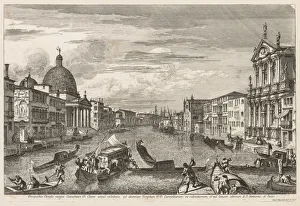 Michele Marieschi Italian Prints: Views of Venice: Santa Chiara, 1741. Creator: Michele Marieschi (Italian, 1710-1743)